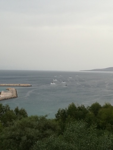 le soir la sortie des pêcheurs